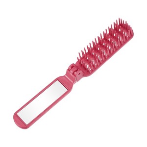 Unique Bargains Hollow Foldable Hair Brush for Curly Straight Dry Wet Hair 1 Pc - 1 of 4
