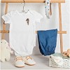 Christmas Santa's Checklist Pocket Baby Romper Boys or Girls Brisco Brands - 3 of 4