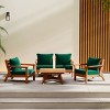 WestinTrends Avalon Outdoor 5-Piece Modular Sectional Patio Furniture Sofa Set - 2 of 4