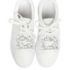 Unique Bargains Pearl Square Clasp Pin Back Style Shoe Accessories 2 Pcs - 3 of 4