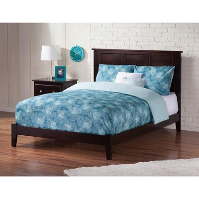 AFI Furnishings Madison Full Traditional Bed with Open Footboard and Turbo Charger in Espresso
