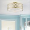 Livex Lighting Arabesque 3 - Light Semi-Flush Mount in  Soft Gold - 3 of 4