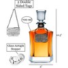 Bezrat Whiskey Decanter with 2 Whiskey Tags - 4 of 4