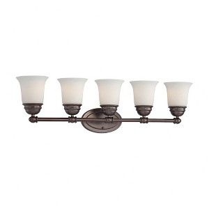 Thomas Lighting Bella 5 - Light Vanity in  Oiled Bronze - 1 of 1
