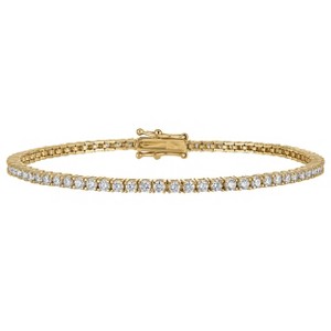 Naturalux 14K Gold 2.25 Cttw Lab Grown Diamond Bracelet - 1 of 4