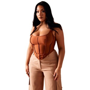 Rebdolls Womens Corset Top - 1 of 4