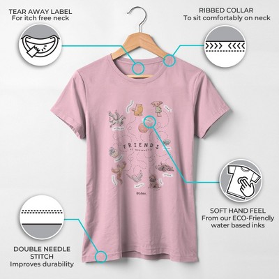 Harry Potter Girl's Harry Potter Animals and Pets from Hogwarts T-Shirt - Light Pink - Large — фото 3