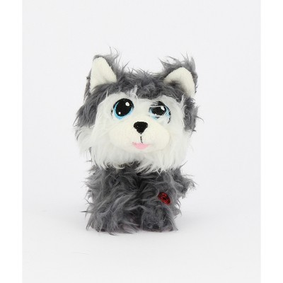 rescue runts husky plush dog