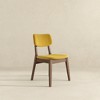Vynxaria Dark Yellow Dining Chairs - Set of 2 for Mid-Century Charm - 4 of 4