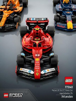 LEGO Speed Champions Ferrari SF-24 F1 Race Car Building Set and