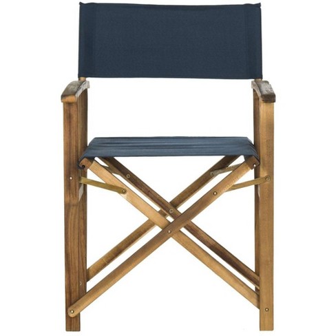 Laguna Director Chair set Of 2 Natural navy Safavieh Target