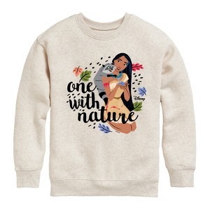 Boys' - Disney - One With Nature Graphic Long Sleeve Fleece Sweatshirt - 1 of 4