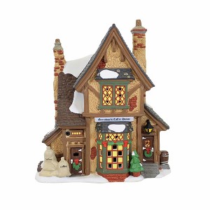 Department 56 Villages 7.5 Inch Garraway's Coffee House Dicken's Village 1800'S Village Buildings - 1 of 3