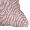 Mirimo Bows Outdoor Throw Pillow Pink/White - Deny Designs - 2 of 3