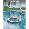 Acekool Inflatable Water Hammock Dock, Mesh Center 8FT/8.5FT/10FT, Heavy Duty Float Ring for Pool, Lake & River, Easy Setup, Party Ready - 3 of 4