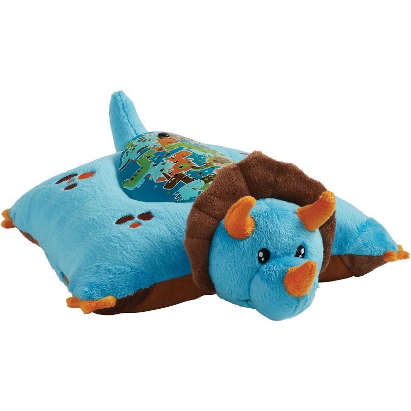 Sleeptime Lite Dinosaur Plush LED Kids&#39; Nightlight Blue - Pillow Pets, 4 of 14