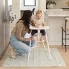 Tiny Twinkle Mess-Proof Splat Mats for Under High Chairs or Table Cover for Art Projects for Baby and Toddler (51" x 51") - 4 of 4