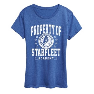Women's - Star Trek - Property of Starfleet Short Sleeve Graphic T-Shirt - 1 of 4