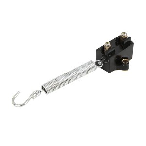 Unique Bargains Universal DC 12V Car Brake Light Switch Spring Hook Normally Open Pull to Make Black 1PC - 1 of 4