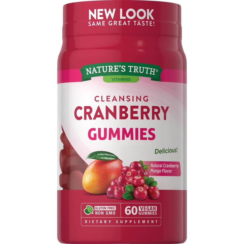 Photos - Vitamins & Minerals Nature's Truth Cranberry Vegan Gummies - 60ct