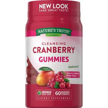 Nature's Truth Cranberry Vegan Gummies - 60ct
