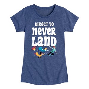 Girls' - Disney - Peter Pan Fitted Short Sleeve Graphic T-Shirt - 1 of 4