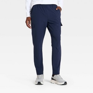 Men's Stretch Woven Pants - All In Motion™ Navy Blue XS : Target