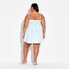 Women's Satin Jacquard Mini Babydoll Dress - Wild Fable™ - 3 of 3