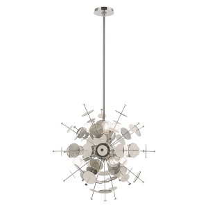 Livex Lighting Circulo 6 - Light Chandelier in  Polished Chrome - 1 of 4