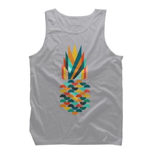 Men's Design By Humans Geometric Pineapple By radiomode Tank Top - 1 of 2