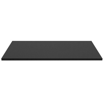 Black MDF Table Top for Sit-Stand Desk Frame, 51.25 in