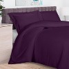 300 Thread Count Rayon From Bamboo Solid 3 Piece Duvet Cover Set by Blue Nile Mills - image 2 of 4