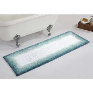 Torrent Collection 100% Soft Cotton Tufted Weave Bath Rug, Ombre Pattern, Highly Absorbent, Machine Washable Bathroom Mat for Multipurpose Use - 1 of 4