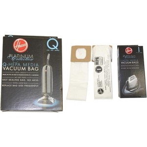 Hoover AH10000 Platinum Type-Q & I HEPA Vacuum Bags (6 Q bags & 4 I Bags) - 1 of 2