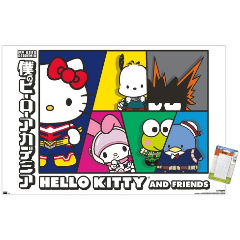 Trends International My Hero Academia X Hello Kitty And Friends - Shapes  Unframed Wall Poster Prints : Target