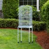 PawHut 60" Metal Indoor Bird Cage Starter Kit With Detachable Rolling Stand, Storage Basket, And Accessories - 2 of 4