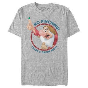 Men's Snow White and the Seven Dwarves Grumpy St. Patrick's Day No Pinch There is Green There T-Shirt - 1 of 4