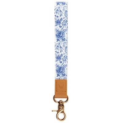 Walli Cases Blue Willow Wrist Lanyard
