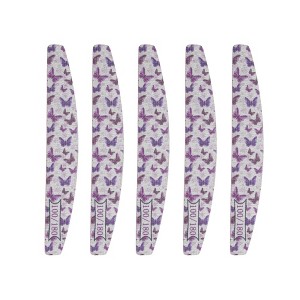 Unique Bargains Half-moon HD-001 Nail Files 5 Pcs - 1 of 4