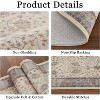 Fulvari Boho Bedroom Area Rug,Soft Vintage Washable Rugs for Living Room,Non Shedding Disdressed Floor Carpets for Home Decor Dining Room - 4 of 4
