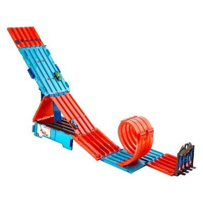 hot wheels track builder system race crate target