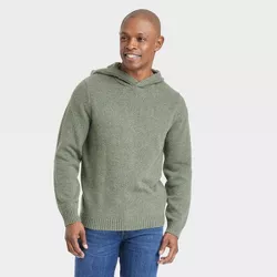 Men's Hooded Pullover - Goodfellow & Co™ Olive Green XXL