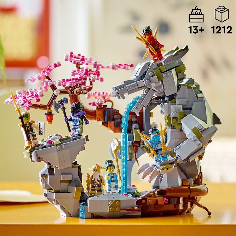 LEGO NINJAGO Dragon Stone Shrine Build and Display Ninja Toy 71819, 3 of 8