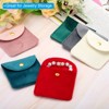 Unique Bargains Jewelry Pouches with Snap Button, Velvet Jewelry Pouches - 4 of 4