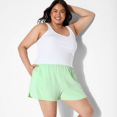 Women's Mid-Rise Dorm Pull-On Shorts - Wild Fable™