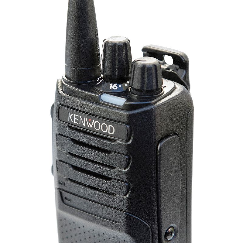 KENWOOD® ProTalk® 2-Watt 16-Channel Analog UHF 2-Way Radio, Black, NX-P1302AUK, 2 of 6