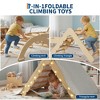 Garvee Foldable Baby Climbing Toys Wooden Climbing Set with Arch, Ramp & Ladder - 3 of 4