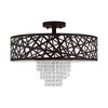 Livex Lighting Allendale 4 - Light Semi-Flush Mount in  Bronze - 3 of 4