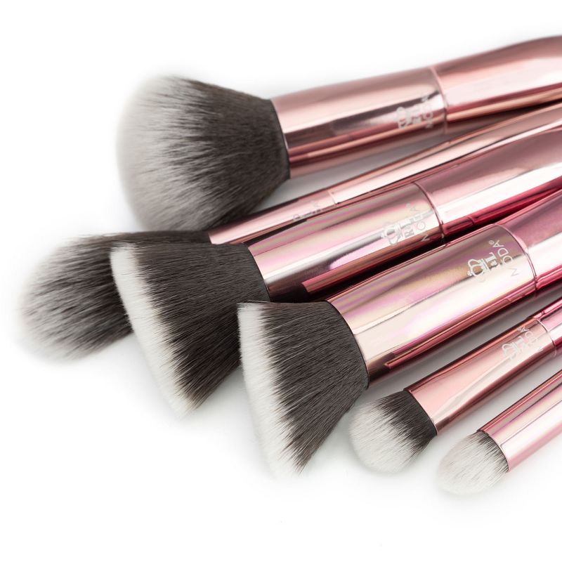 MODA Brush Limited Edition Rose 6pc Makeup Brush Set, Includes- Powder, Complexion, and Eye Makeup Brushes, 4 of 12