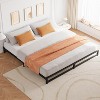 6 Inch Bed, Metal Platform Bed Frame with Steel Slats Support, Mattress Foundation, No Box Spring Needed, Easy Assembly - 4 of 4